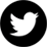 twitter logo; red rollover